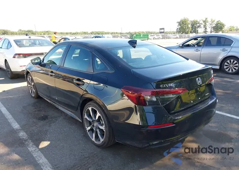 2025 Honda Civic Hybrid Sport/Sport Touring z USA, uszkodzony, nr VIN 2HGFE4F83SH333731